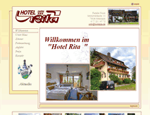 Tablet Screenshot of hotelrita.de